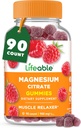 Lifeable Magnesium Gummies for Adults | 900mg Magnesium Citrate Gummies | Vegan Magnesium | for Men and Women | 90 Count