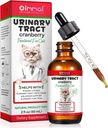 Urinary Tract for Cats, Natural Cat Urinary Tract Infection Treatment Drops Supports Bladder, Kidney Stone, Cat UTI, Cranberry Kidney Bladder Support Supplement, Chicken Flavor - 60ml / 2.02oz