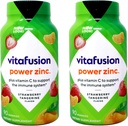 Vitafusion Power Zinc Gummy Vitamin 2 Bottle (180 ct Totally.)