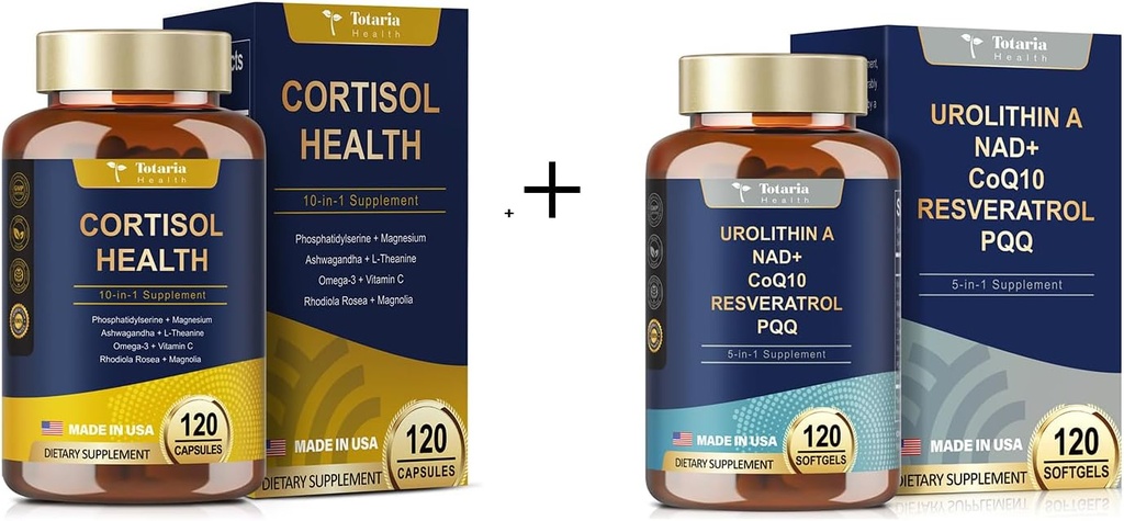 Totaria Cortisol Supplement+Urolithin A Supplement