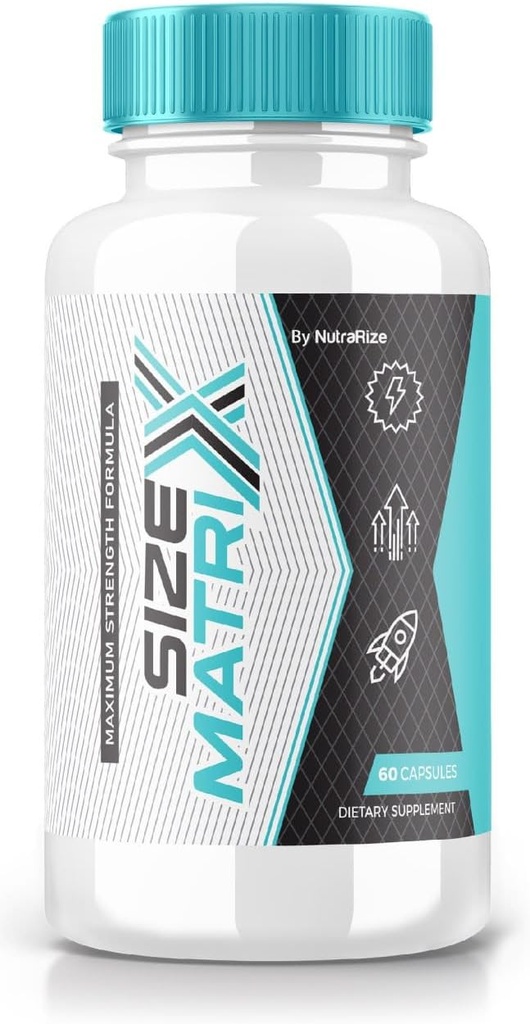 Size Matrix Pills for Men, Official Male Enhancing Formula, All Natural Nutrition to Support Overall Health and Peak Performance, SizeMatrix Vitamin Reviews (60 Capsules)