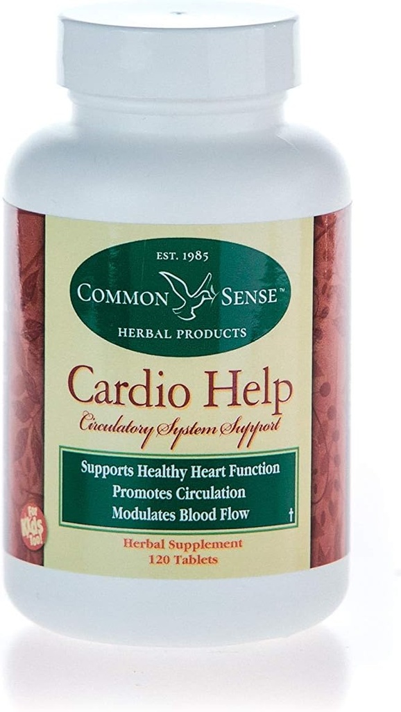 Common Sense Herbal Products Cardio Help (120 Tablet): Circulatory System Support