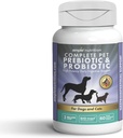 Ample Nutrition Complete Pet Prebiotic + Probiotic for Dogs & Cats, 60ct Pork Flavored Pearls