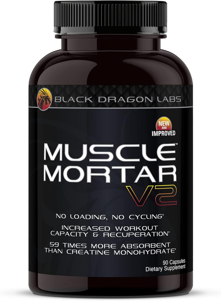 Muscle Mortar Creatine HCL | Increase Strength & Endurance | 30 Servings