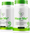 (2 Pack) Hear Me + Capsules, Official HearMe + Pills, Hear Me Plus Ear Formula for A Healthy Hearing, Premium HearMe Plus for Ear Health, Natural Ear Cleaner Support, Hear Me+ Review (120 Capsules)