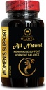 Menopause Support for Women - Black Cohosh Root Pills and Herbal Supplement, Hot Flashes, Menopause Vitamins for Women, Wild Yam Root - 1 Bottle 60 Capsules