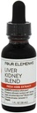 Liver Kidney Blend Herbal Tincture Four Elements Organic Herbals 1 oz Liquid