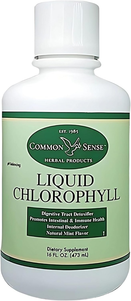 Liquid Chlorophyll 16oz. | Natural Mint Flavor | Immune Health | Intestinal Support