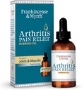 Frankincense and Myrrh Arthritis Pain Relief Rubbing Oil – Arthritis Pain Reliever with Frankincense Essential Oil for Sciatica, Lower Back, Neck, Hands, Knees, Joints and Shoulders, 2 fl.oz. - 1 Pack