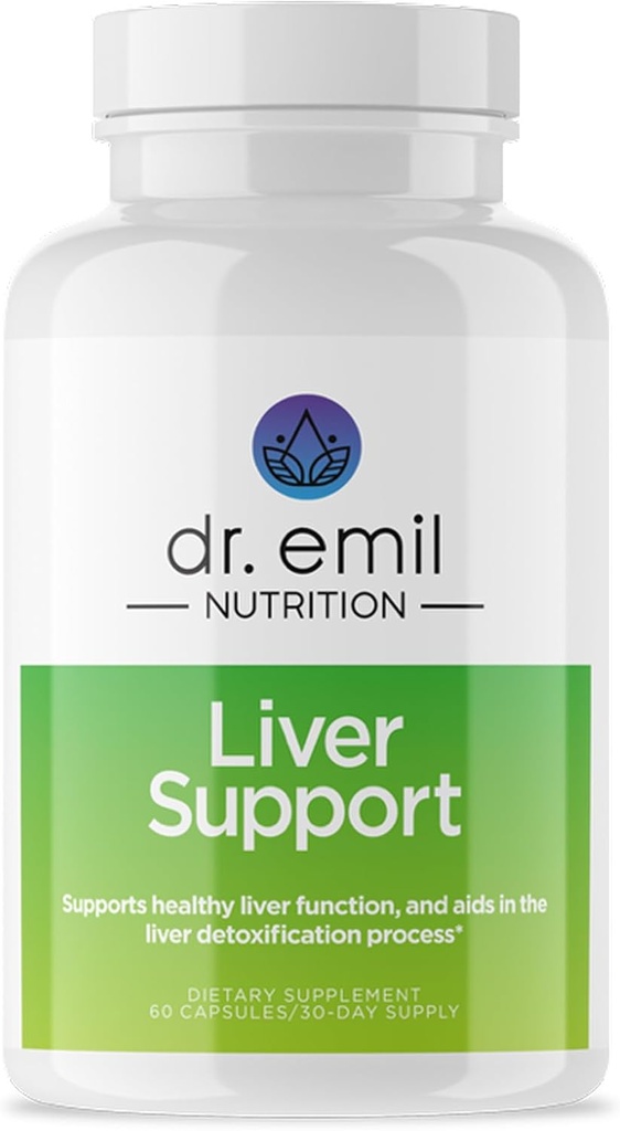 DR. EMIL NUTRITION Liver Support Supplement formulated to Cleanse, Detox, Repair & Support Healthy Liver Function with Milk Thistle, Artichoke Leaf, Dandelion Root & Beet Root Formula