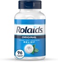 Rolaids Original Strength Antacid, 96 Chewable Tablets, Mint Flavor, Original Strength Heartburn Relief