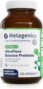 Metagenics UltraFlora Balance Probiotic - Shelf-Stable Daily Gut Health Supplement for Digestive & Immune Support* - Non-GMO & Gluten-Free - 120 Capsules