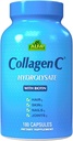 CollagenC - Collagen Hydrolysate Capsules with Biotin by Alfa Vitamins - Anti-Aging Nutritional Supplement for Skin, Nails & Hair Rejuvenation - Supports Bone & Muscle - Made in USA - 180 Capsules