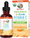 MaryRuth Organics Infant & Baby Vitamin C Supplement | USDA Organic Vitamin C Liquid Drops for Infants | Ages 6-12 Months | Immune Support | Overall Health | Vegan | Non-GMO | Gluten Free | 2 Fl Oz