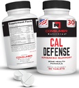 Bone Builder Supplement - Cal Defense Bone Strength Calcium Supplements for Women & Men - With Calcium with Vitamin D, C, K, Magnesium, Bromelain, & Ipriflavone for Stronger Bones 90 Calcium Tablets