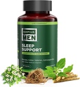 Sleep Support Supplement with Bacopa, Valerian, Ashwagandha, and Other Herbs and Vitamins, Supports Healthy Sleep Patterns, 60 Day Supply, 120 Capsules