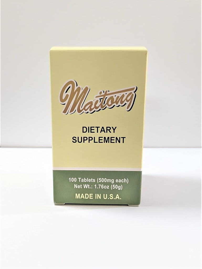 Maitong Advanced Multi-Vitamin Supplement to Support Cardiovascular Function and Healthy Cholesterol Level 100 Tablets 500mg/each Made in USA