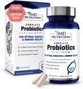 1MD Nutrition Complete Probiotics Platinum - w/Prebiotics and Probiotics for Digestive Health - Probiotic Supplement for Women & Men - More Than 50 Billion Live CFU 11 Strains Dairy-Free - 30 Caps