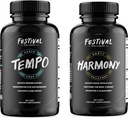 Tempo & Harmony | Festival, Rave & Party Prep + Recovery Wellness Bundle | 5-HTP, Antioxidants, Rave Vitamins, Festival Supplement, Rave Neccesities, Festival Gear, Rave On, Rave Gear, Fest Aid