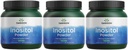 Swanson 100% Pure Inositol Powder - Natural Supplement Promoting Focus & Relaxation - Nerve & Cellular Support - (8oz) 3 Pack