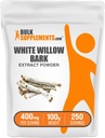 BulkSupplements.com White Willow Bark Extract Powder - Herbal Supplement, White Willow Bark Powder - Gluten Free, 400mg per Serving, 100g (3.5 oz) (Pack of 1)