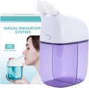 Nasal Irrigation System, Nasal Rinse Machine, Sinus Rinse Machine, Sinus Cleaner Machine with Salt Water Tank & Waste Collection Tank - Nose Cleaner for Sinus,Sinus Adult,Allergy relief - Purple
