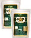 Veena Biotic Atibala Leaf Powder (Abutilon indicum) Kangi Powder - Indian Mallow - Atibala Powder - Thuthi Powder - Atibala churna - 400g (Pack of 2)
