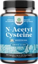 NAC Supplement N-Acetyl Cysteine 600mg - Vegan High Absorption Non-Smelly NAC 600 mg Capsules Glutathione Precursor for Liver Cleanse Detox & Repair Plus Lung Health and Immunity Support (240ct)