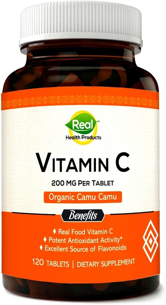 Vitamin C Supplement from Camu Camu, Packed with Natural VIT C, Raw Antioxidants - Immune Support Supplement - Camu Camu Extract. (120 Count)