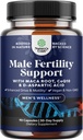 Pre Conception Male Fertility Supplement - Semen Volume Booster with CoQ10, Maca Root, Methyl Folate & D-Aspartic Acid - Mens Fertility Supplement for Sperm Motility - Conception for Him, 90 Count