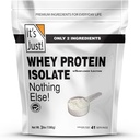 It's Just! - Whey Protein Isolate, Ultra Premium Grass-Fed, Unflavored, Made in USA, Pure 90% Protein, Only 1g Carb, No Added Sugar (3 Pound)