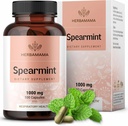 HERBAMAMA Spearmint Leaf Capsules - 1000mg Spearmint Leaves for Gut Cleanse & Digestive Support - Vegan, Non-GMO Mentha Spicata Supplement