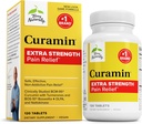 Terry Naturally Curamin Extra Strength - Curcumin & Boswellia Supplement for Healthy Circulation Support - Turmeric Supplement to Support Joints, Muscle Health & Endorphin Production - 120 Tablets