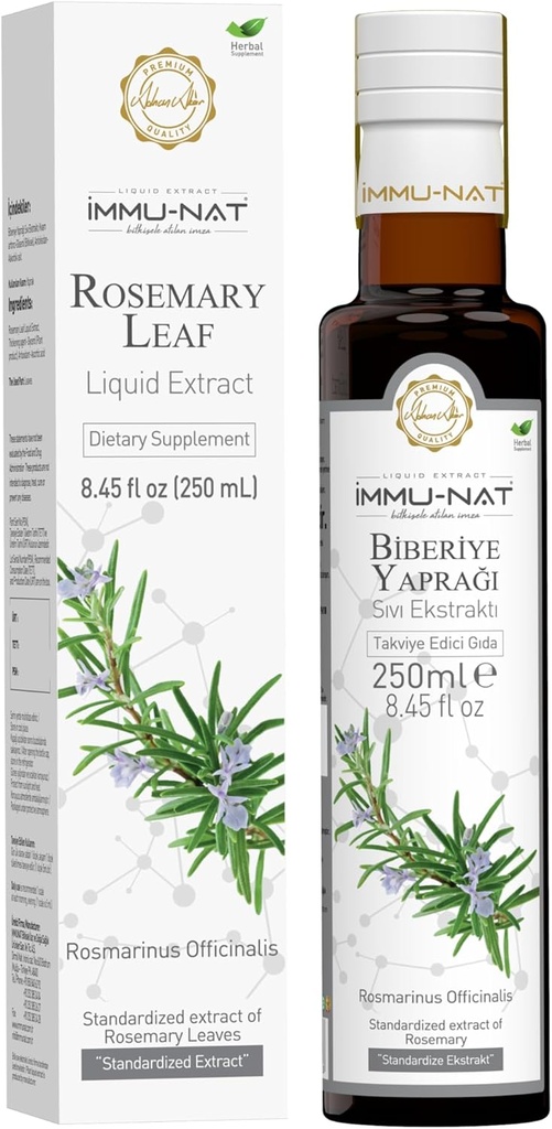 Rosemary Leaf Extract Liquid Supplement - (8.50 oz) - Enhancing Memory and Focus, Herbal Formula