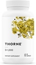 THORNE - Vitamin D3 Supplement - Supports Healthy Bones, Teeth, Muscles, Cardiovascular & Immune Function* - Gluten, Dairy & Soy-Free - 1,000 IU - 90 Servings