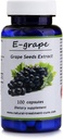 Hekma Center Pure Extract of Grape Seed - Vitis Vinifera - 100 Capsules - Vegan