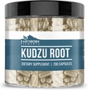 Earthborn Elements Kudzu Root 200 Capsules, Pure & Undiluted, No Additives
