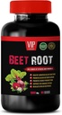 superfood Beet Root Supplement - Beet Root 1000 MG - Beet Root Nitric Oxide Supplement, Beet Root Pills, Beet Root Vitamins, Immune System Support, Beet Vitamins, Beetroot Supplement, 1 Bot 60 Tabs