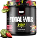 REDCON1 Non Stim & Caffeine Free Pre Workout Powder for Women & Men - Total War Pump - with L-Citrulline, Beta Alanine & More - Workout at Any Time of Day - Strawberry Kiwi (10.58 oz)