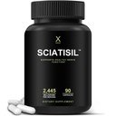 HUMANX Sciatica Focused Formula - Nerve Support Supplement with Stabilized R-Lipoic Acid for Extra Strength - Vitamins Promoting Healthy Back, Hips, Leg, Feet - Neuropathy Supplements - Sciatisil