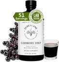 Elderberry Syrup by Elderlane - Elderberry Shots - Immune Support Supplement for Kids & Adults - Immune Boosters - Natural Immunity Booster - Made with Honey & Elderberries - Gluten-Free - 8.5 Fl Oz