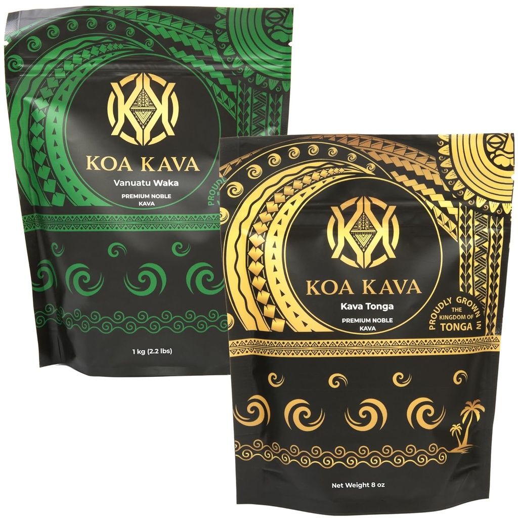 1 Kg Vanuatu plus 8 oz Tongan Kava Bundle