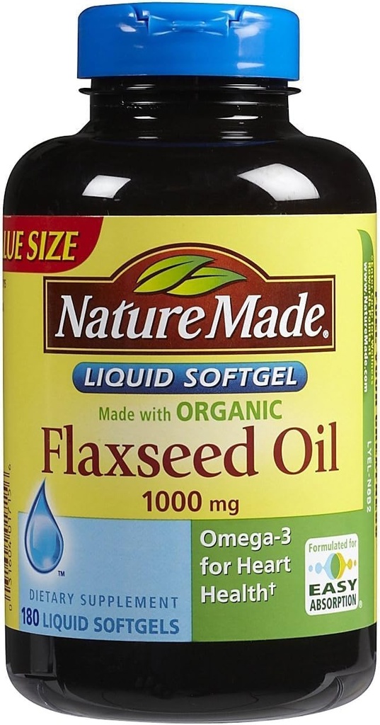 Flaxseed Oil 1000 mg Softgels
