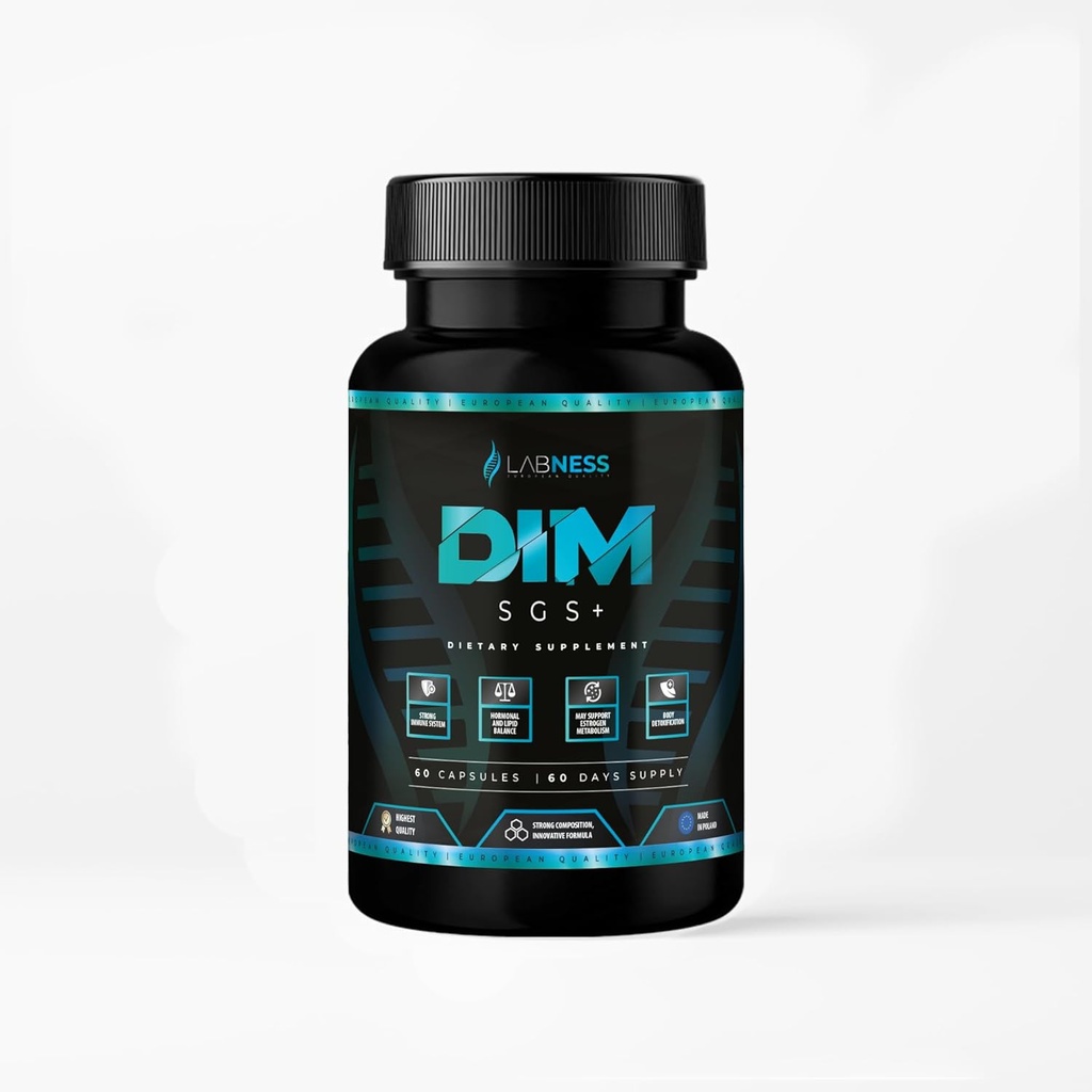 DIM SGS+, 60 Capsules, Hormone Balance + Detoxification,