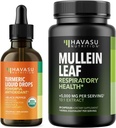 Organic Turmeric Liquid + Mullein Leaf Capsules Bundle