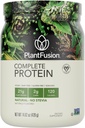 PlantFusion Complete Vegan Protein Powder - Plant Based Protein Powder With BCAAs, Digestive Enzymes and Pea Protein - Keto, Gluten Free, Non-Dairy, No Sugar, Non-GMO - Natural-No Stevia 0.93 lb