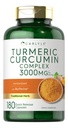 Carlyle Turmeric Curcumin Supplement | 180 Capsules | with Black Pepper, Curcuminoids and Bioperine | Non-GMO, Gluten Free