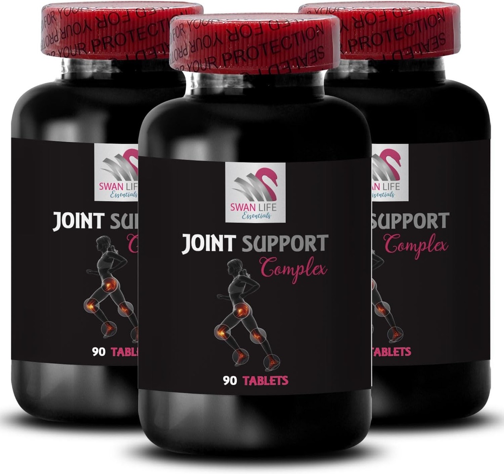 Joint Movement Support - JOINT SUPPORT COMPLEX - Chondroitin & MSM, Boron Supplement Capsules, Joint Boost Formula, Glucosamine & Chondroitin Blend, Joint Tablets Complex, MSM Supplement 3Bot 270Tab
