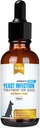 Kilab Natural Yeast Infection Treatment for Dogs. Supports Healthy Itch Relief, Inflammation Relief, Allergy Relief & More. Dog Yeast Infection Treatment. (60 ML)