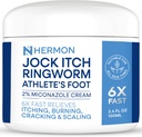 Jock Itch Antifungal Cream, Ringworm Treatment for Humans, Psoriasis Treatment, Psoriasis Scalp Treatment, Ringworm Cream for Humans, Foot & Body Balm, Provides Soothing Relief-100g
